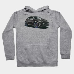 Yaris GR in Tarmac Black Hoodie